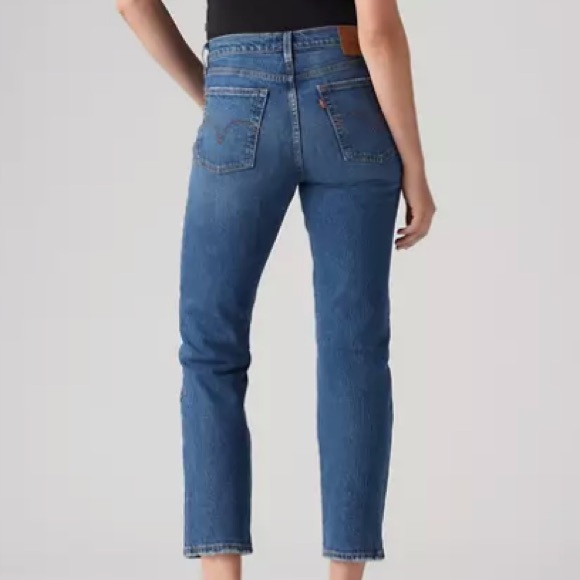 Levi’s Wedgie Straight W26 Blue - Picture 2 of 6